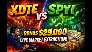 🔥XDTE vs SPYI and AM Mastering the Market How I Made $29,000 in Minutes! Live A.I Earnings💰