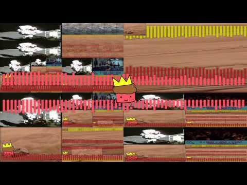 audio visualizations with video distortion