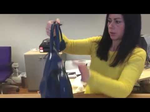 Handbag Review : Mulberry Small Alice Zipped Tote Sea Blue Small Classic