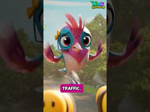 Bird Gets Stuck in a Bee Traffic Jam! | Windy Weatherfoot