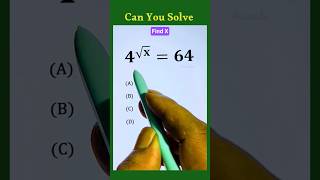 Can you solve this nice radical exponent math question #shorts #maths