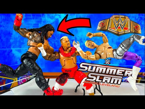 Cody Rhodes vs Solo Sikoa WWE Championship - ACTION FIGURE Summerslam prediction match!