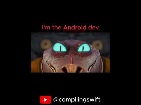 I'm the Android developer, Who else? #android