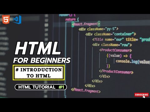 L - 1 : HTML for Beginners: Learn HTML Fundamentals , Elements and Structure #htmltutorial