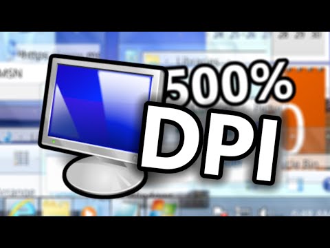 Windows 7 with 500% DPI Scaling!