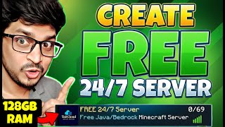 How To Make Free Minecraft Server 24x7 | Free 24/7 Minecraft Hosting😍
