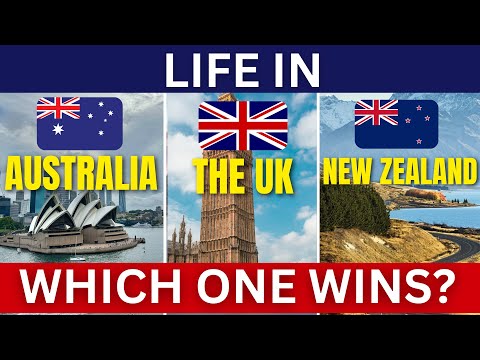 Australia - UK - New Zealand. (Compared) income, cost of living, weather, jobs & more