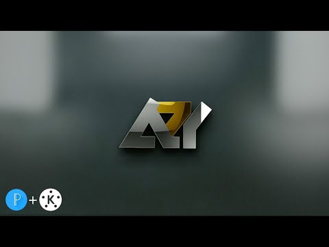 Glossy Logo Animation in Kinemaster | Using Pixellab | Logo Design