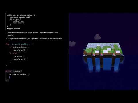 Apple Swift Playgrounds - Learn to Code 1 - The Right-Hand Rule