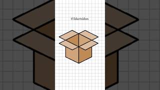 Drawing On Graph Paper #رسم #رسم_3d #رسم3d #drawing #3d #3ddrawing #illusion #3dillusiondrawing