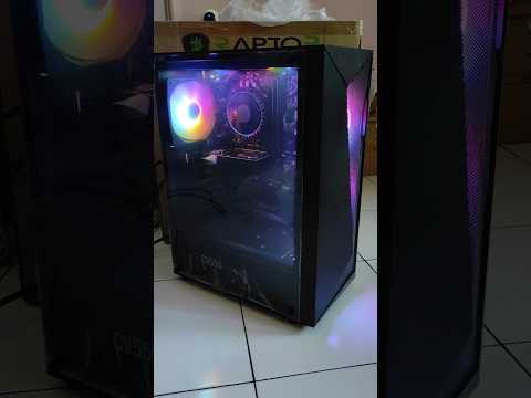 Casing 3PowerUP Raptor Shadow, Tempered Glass, 3 Fan Included
