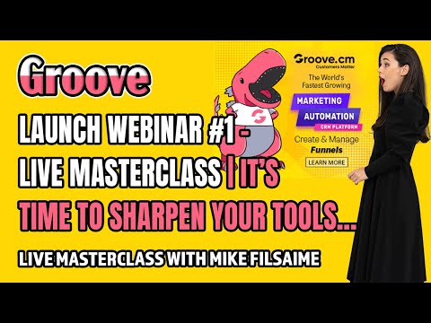 Groove | Join Me At The Webinar Live Masterclass Sharpen Your Tools🔥Marketing Automation Platform