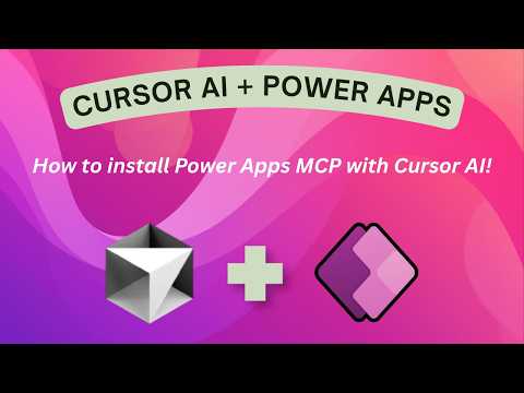 How to Install the Canvas Power Apps MCP Server with Cursor AI