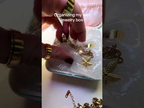 Portable Jewelry Box 🎁#jewelrybox #womensaccessories #jewelry #jewelryorganizer #portablejewelrybox