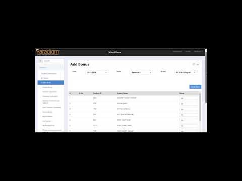 11- How To Add Bonus For Students- Paradigm School Managment System