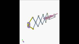 Lazy tong 3480p | Design engineering | Mechanisms | design concepts