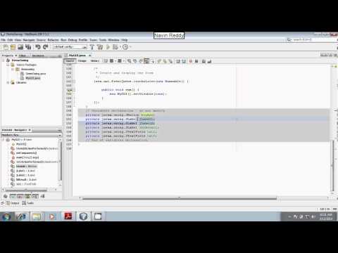 Start with java swing gui