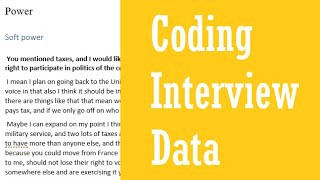 EA: Coding Interview Data (Mattlidens gymnasium)