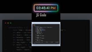 Digital Clock with Glowing Effect || By Codinggyan441