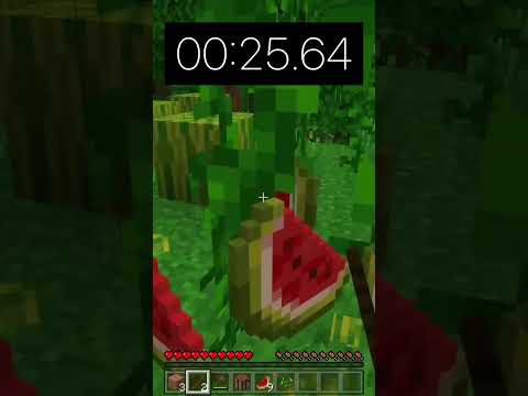 #shorts Speedrunning new items in the Minecraft 1.20 update Pt2 Bamboo planks