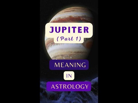 JUPITER in Astrology (part 1) - #shorts about Planets