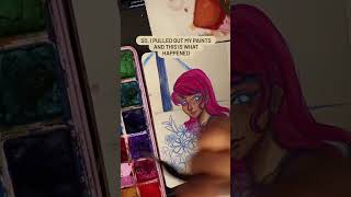 I will always reccomend switching up your methods of creation! #artistscommunity #painting