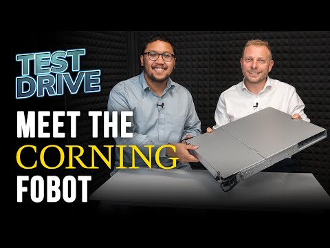 Test Drive | Corning's FOBOT (Fibre Optic Breakout Tray)