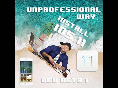How To Install iOS 11 beta 1 *Unprofessional Way*