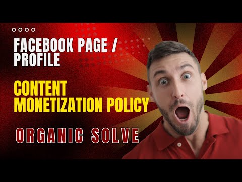 Facebook Content Monetization policies | How to remove content monetization policy.