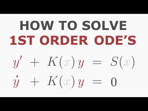 How to Solve 1st Order Inhomogeneous ODE's?