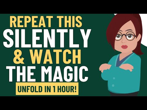 Repeat This Very Silently & Watch How The Magic Unfold In 1 Hour 🌟 Abraham Hicks