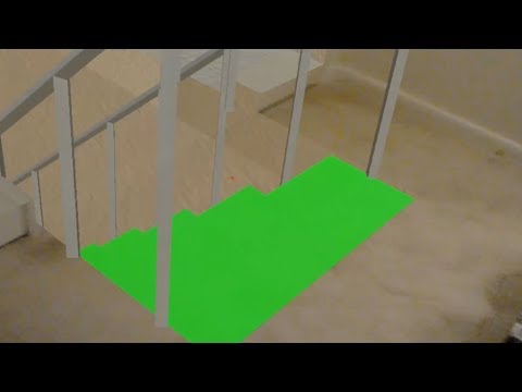 HoloLens : Augmented Reality Spatial Authoring - Creating Stairs and Rails