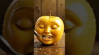 Eating My Fruit Apple #ai #asmr #aiartcommunity #aiart #food
