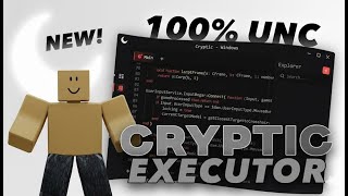 [NEW!]  Best Roblox EXecutor PC ' Cryptic' | Best 100% sUNC Executor Byfron Bypass | 2026!!!!