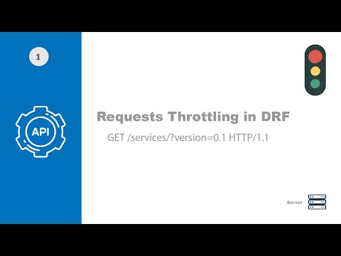 Throttling Requests With Django Rest Framework #API #DRF #Throttling Part 1