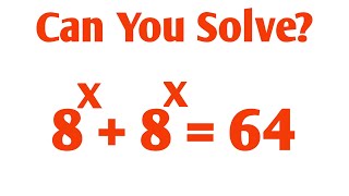 Brazil | Can You Solve? | A Wonderful Exponential Math Olympiad Question