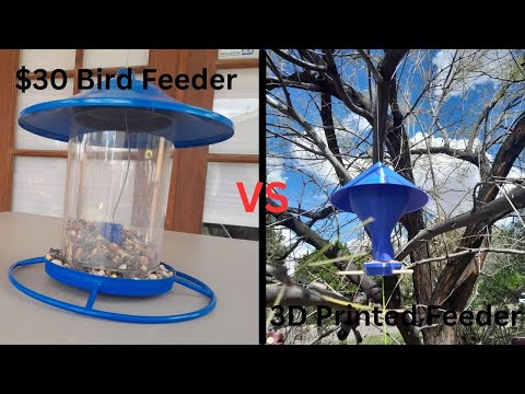3D Printed Bird Feeder VS Store Bought Bird Feeder