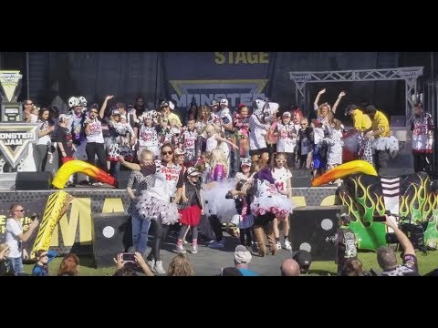 Monster Jam World Finals XIX Candice Jolly's Dalmatian Nation Fashion Show