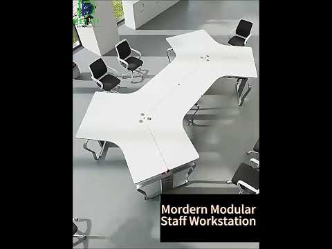 Customized 2 4 6 seats screen design staff partitions office desk workstation#desk #officefurniture