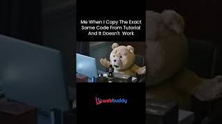 Me When I Copy The Exact Same Code From Tutorial And It Doesn't  Work