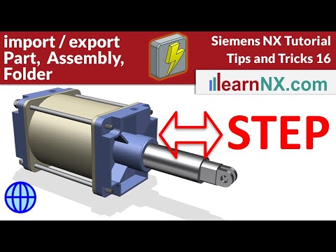 Siemens NX Step Import Export