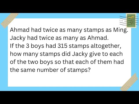 Model drawing Primary Elementary Math 2022 review math exam questions PSLE (6)