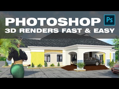 Learn to use Photoshop for 3d render