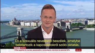 2021-07-22 BBC HARDtalk with Peter Szijjarto