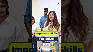 🤔Imp. Skills BBA 1st Year? Most Important BBA Thing? BBA Student Interview✅#Shorts #BBA #BBACollege