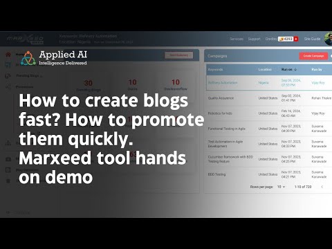 How to create winning blogs fast? And promote them immediately.