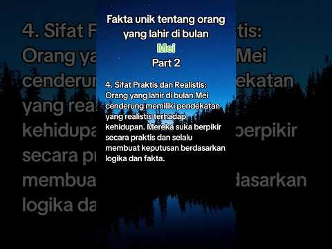 Fakta unik tentang orang yang lahir di bulan Mei part 2 #faktaunik #mei #taurus #gemini