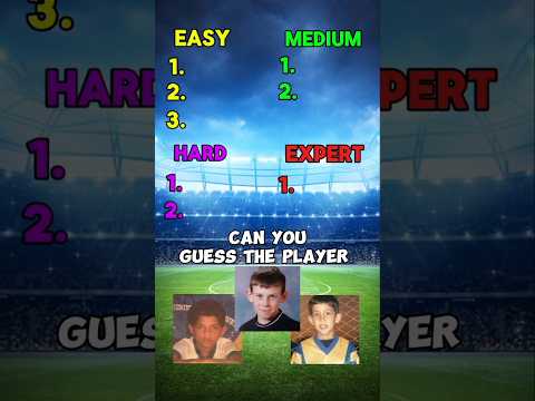 GUESS THE PLAYER BY CHILDHOOD PHOTO #footballquiz #guesstheplayer #shorts #football #quiz #soccer