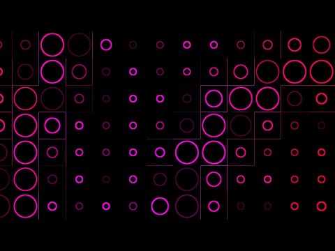 10H Neon Circles Hypnotic Loop – Abstract 4K Wallpaper & Screensaver for Relaxation & Focus