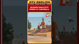 Defence Minister Rajnath Singh Lays A Wreath At Longewala War Memorial In Jaisalmer